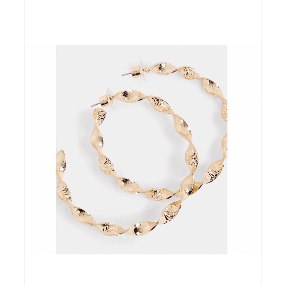 Dannijo Lewis Hoop Earrings.
